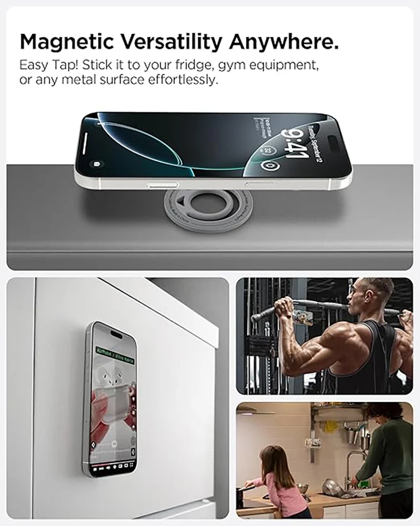 حامل حلقة الهاتف المغناطيسي آيفون 16 15 14 13 12 سامسونج Magsafe اكسسوارات مقبض الهاتف المغناطيسي قبضة البنصر الهاتف