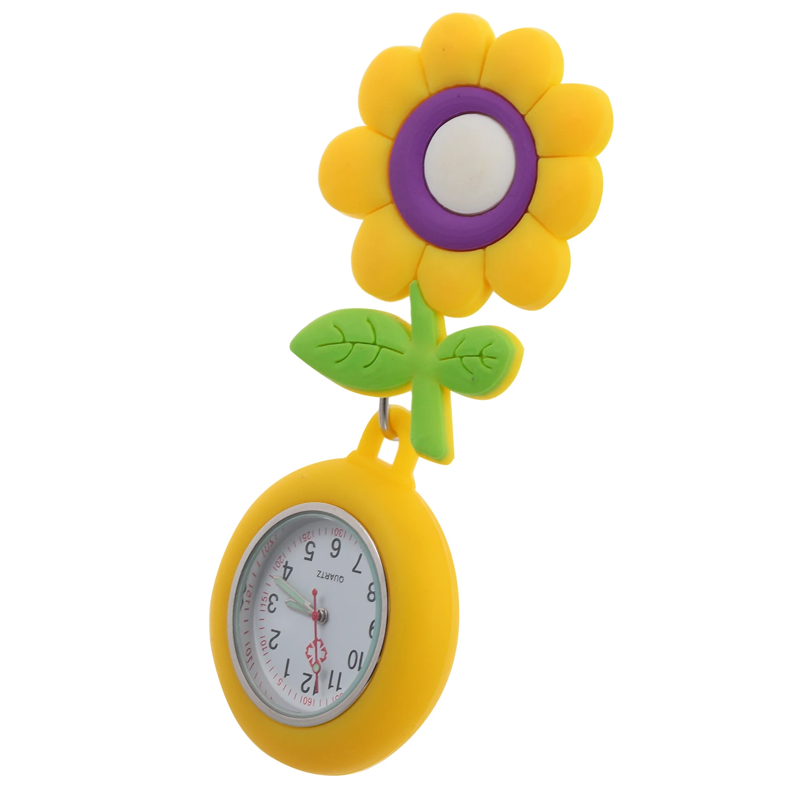 

Soft Hanging Nurse Watch Luminous Quartz Pocket Watches Clip-on Fashionable Lovely Design Practical Portable Gifts