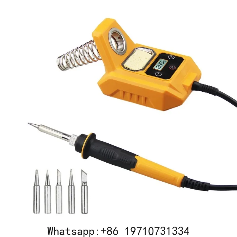 Electric Soldering Iron For Dewalt 18V 20V Battery(Not Included) Fast Heating Adjustable Temperature Cordless Soldering Station view 6