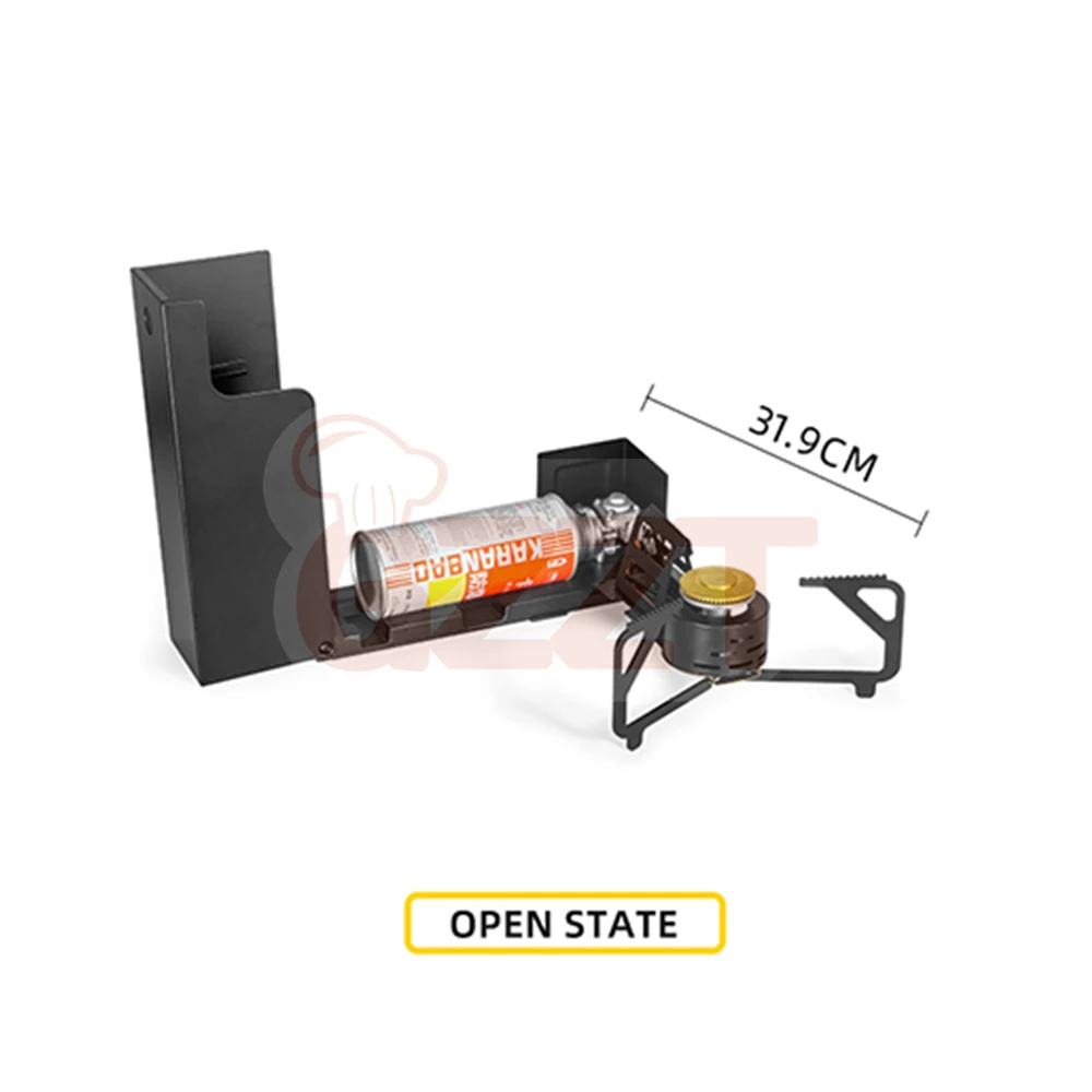 Outdoor Portable Barbecue Stove Domestic Butane Gas Magnetic Stove  Camping Gas Stove with Wind Proof