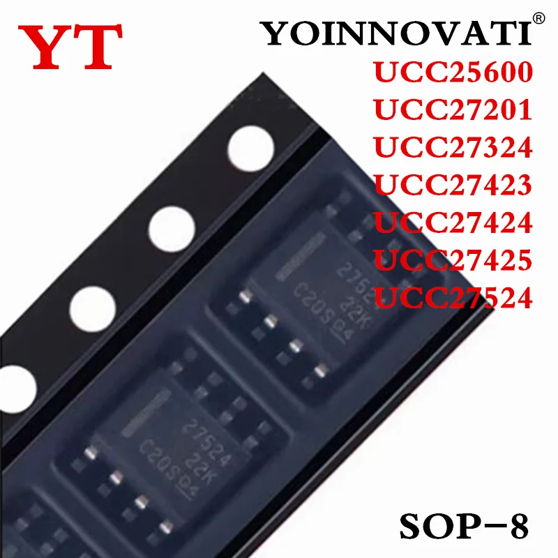 5PCS UCC27524DR UCC25600 UCC27201 UCC27324 UCC27423 UCC27424 UCC27425 UCC27524  -8 IC