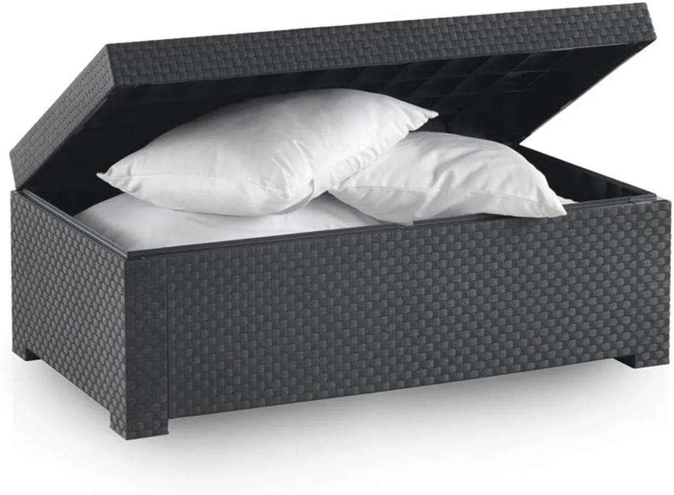 Shaf - Diva |   Baul Almacenaje Exterior para Muebles de Jardin - Arcon Exterior Jardin con Almacenaje |   Fabricado en España con