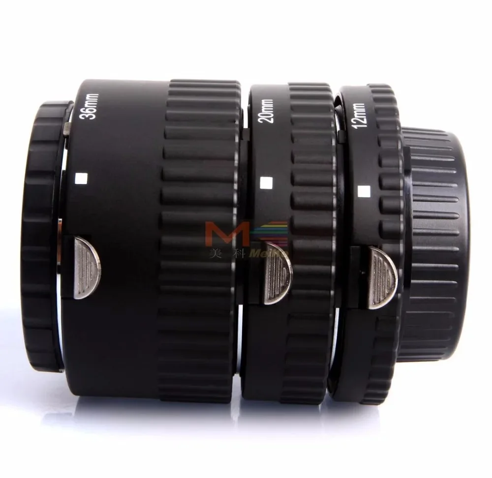 Meike MK-N-AF1-B Auto Focus Macro Extension Tube Ring Plastic for Nikon D7200 D7100 D5600 D5100 D5200 D5300 D3200 D3100 D850