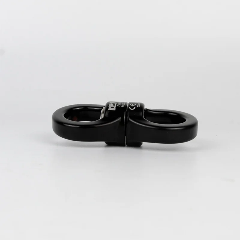 Climbing Universal Swivel Spinner 30KN Yoga Swing Swivel 360 Rotator Oval Shaped Swivel view 6