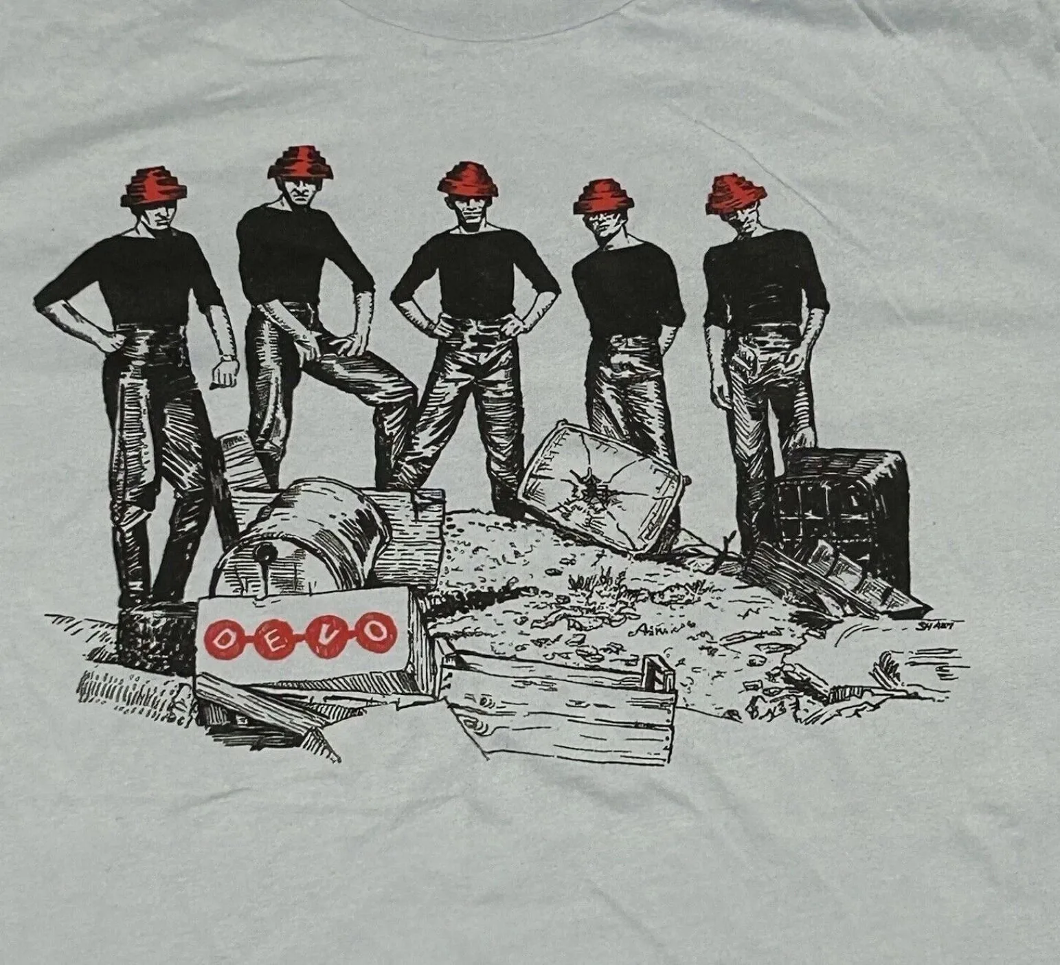 

Devo Band Tour Music Concert T-Shirt Cotton Classic Unisex Tee S-5XL