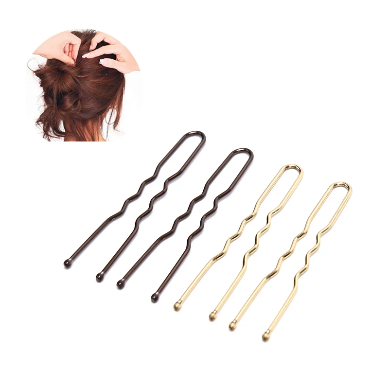 20 stks/set Vrouwen U-vormige Haarspeld Haarspeldjes Bobby Pins Metalen Barrette