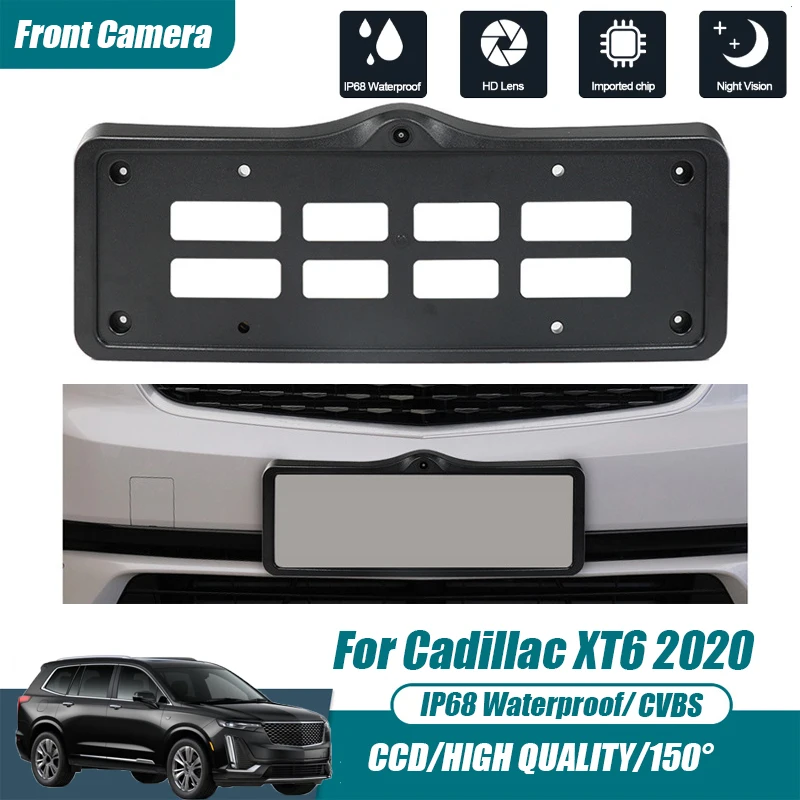 

Car Front View Parking CCD Night Vision LOGO Camera 150° Waterproof CVBS HD AHD For Cadillac XT6 2020 NTSC 80mA Color Camera