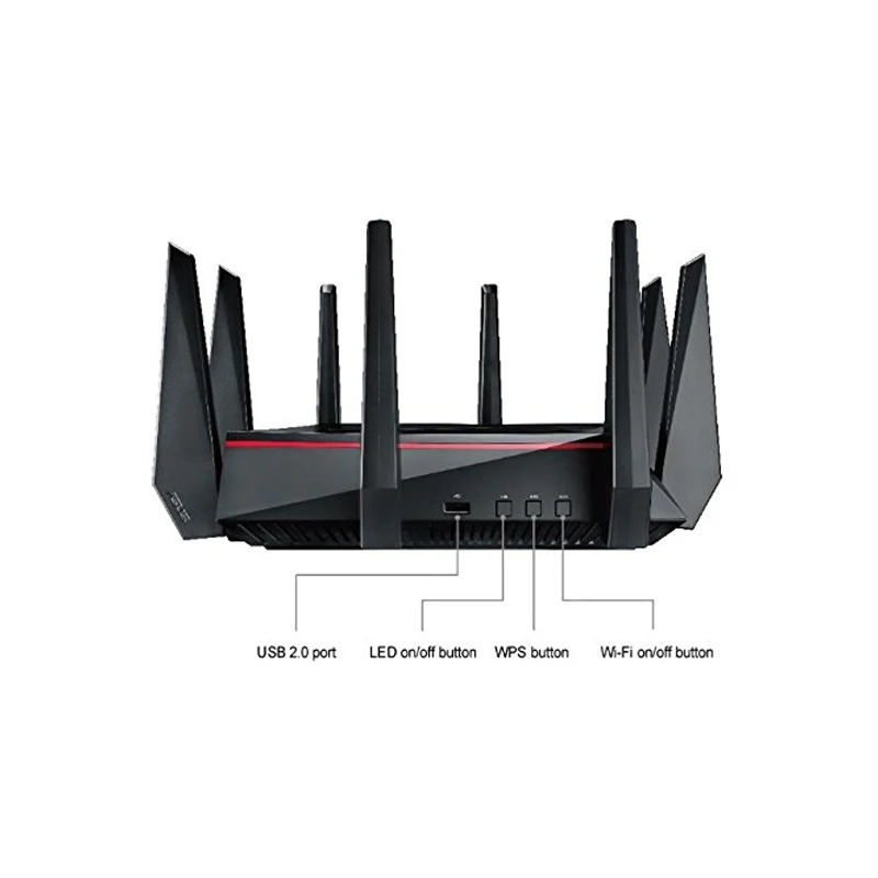 Imagem -06 - Top Melhor Roteador de Jogos Wifi Tri-band 5330 Mbps Mu-mimo Sistema Wi-fi Aimesh Asus Rt-ac5300 Ac5300