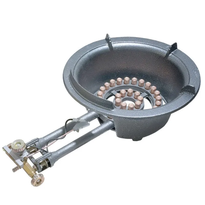 Commercial High Pressure Gas Burner LPG Single Stove Head High Power Wok Burner for Restaurant Stir Fry