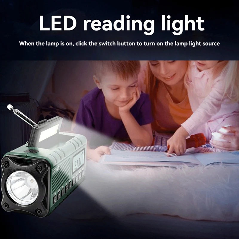 

Intelligent Emergency Radio Hand Power Generation Usb Charging Hand Power Generation Solar Charging