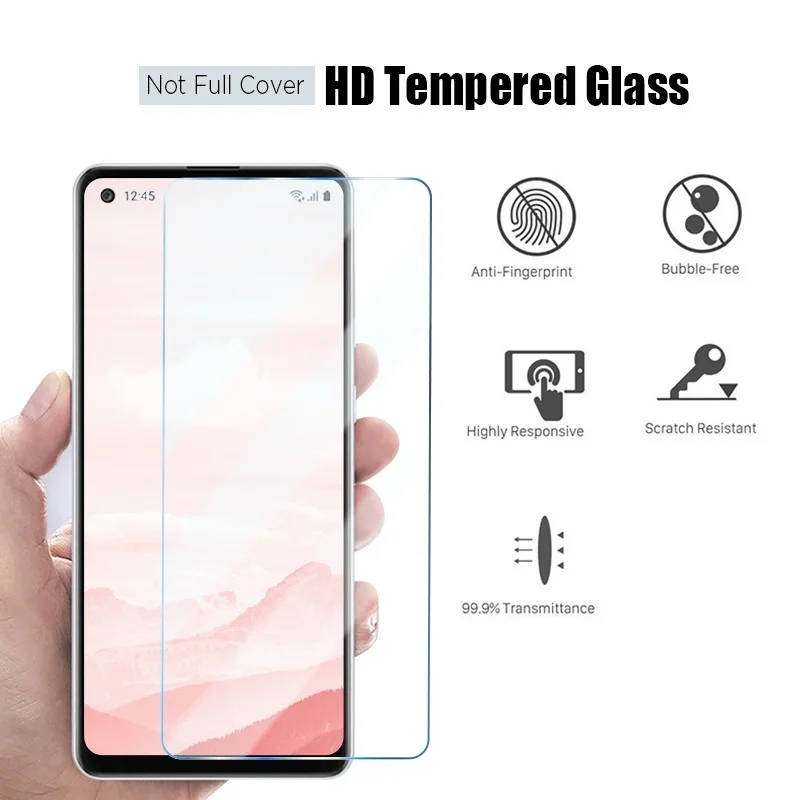 4PCS Tempered Glass for Samsung Galaxy A50 A51 A52 A40 A20e A20 A10 Screen Protector for Samsung A31 A32 A21S A71 A72 A70 Glass