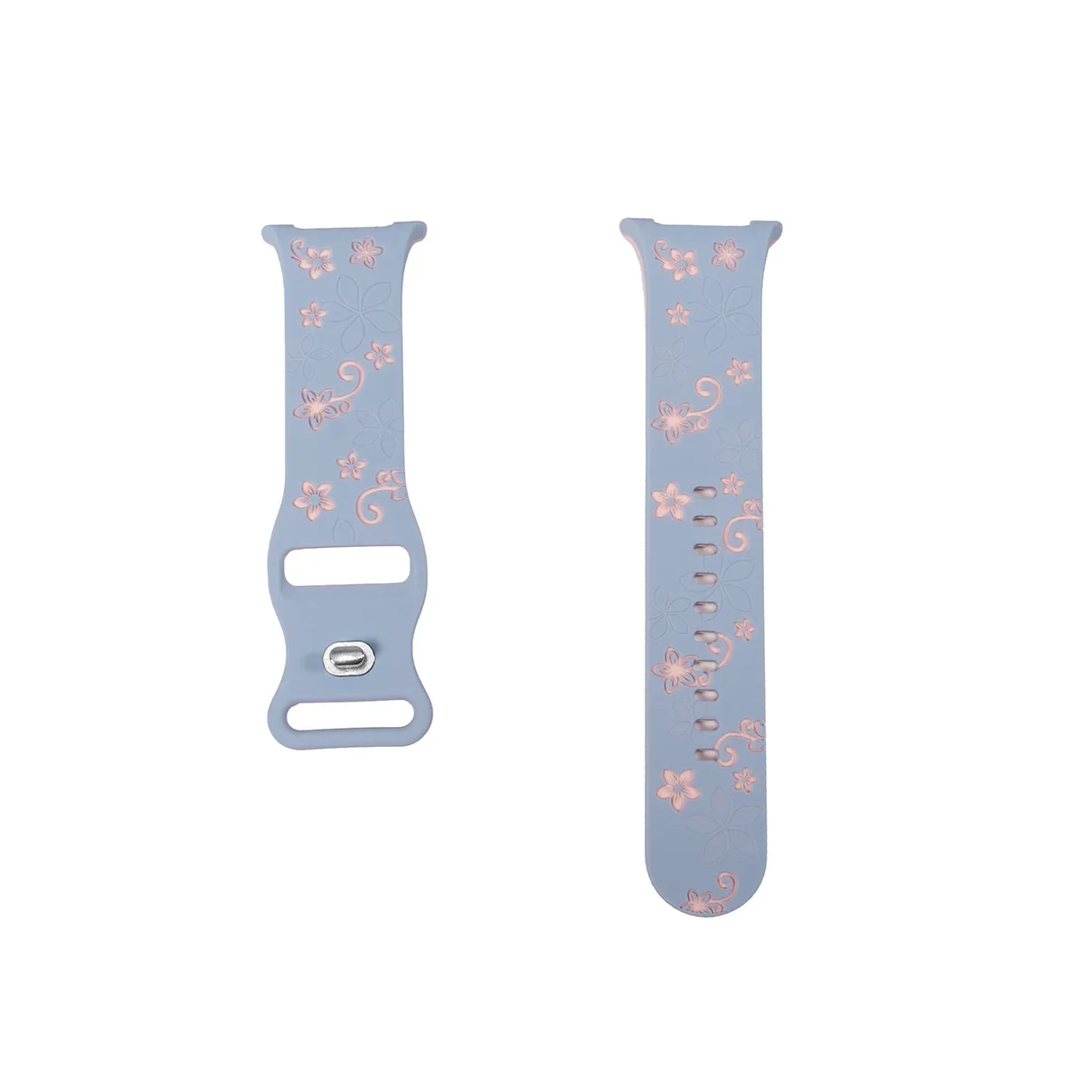 Bedrucktes Design-Armband für Samsung Galaxy Watch8 9 40 44mm Silikonband mit Gravur für Galaxy 8Classic 46 Blumenmuster-Armband – Detail 24