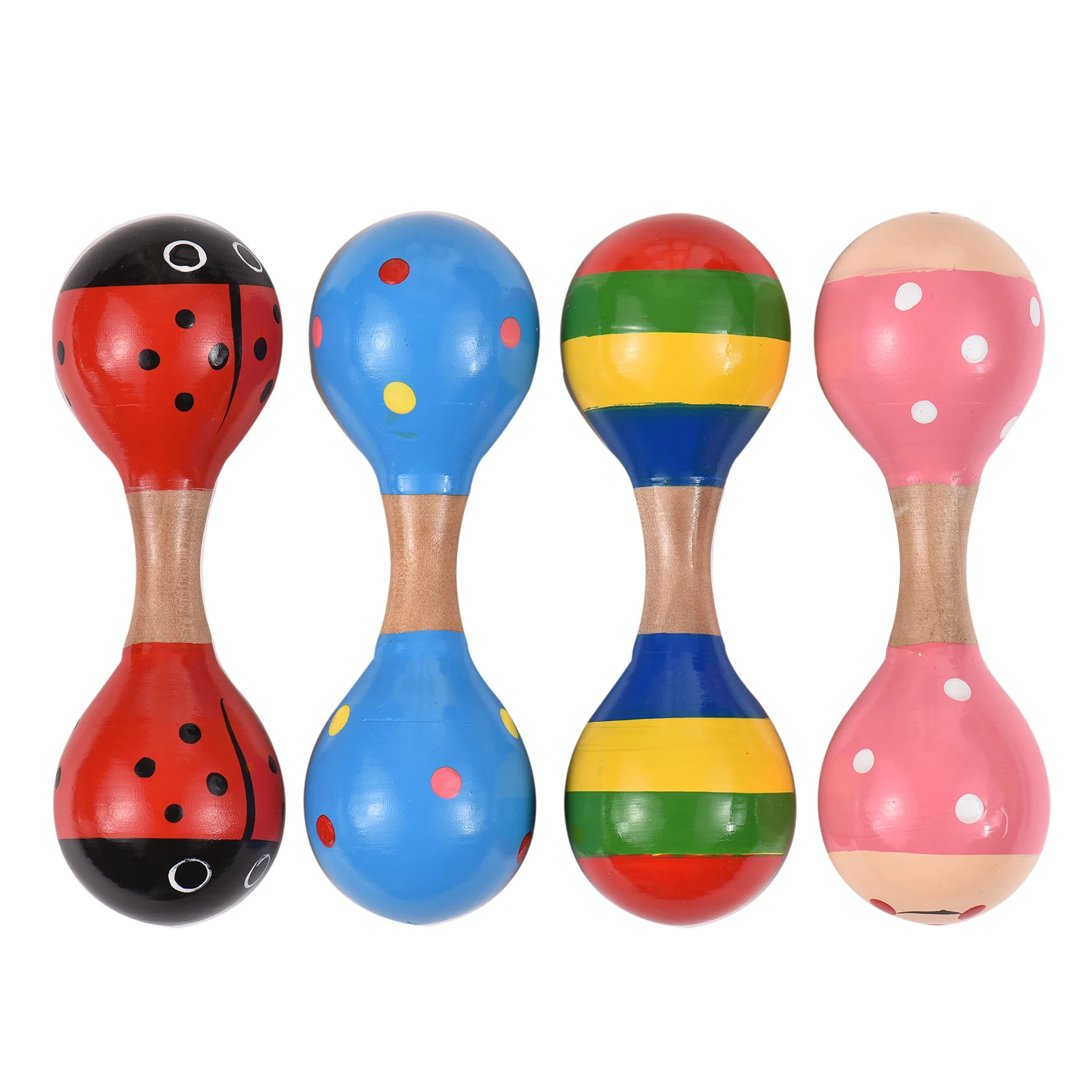 

rattle Wooden Maracas Shaker Baby Rattles for Kids Cute Colorful Musical Instrument Toys for Baby Girls Boys Toddlers