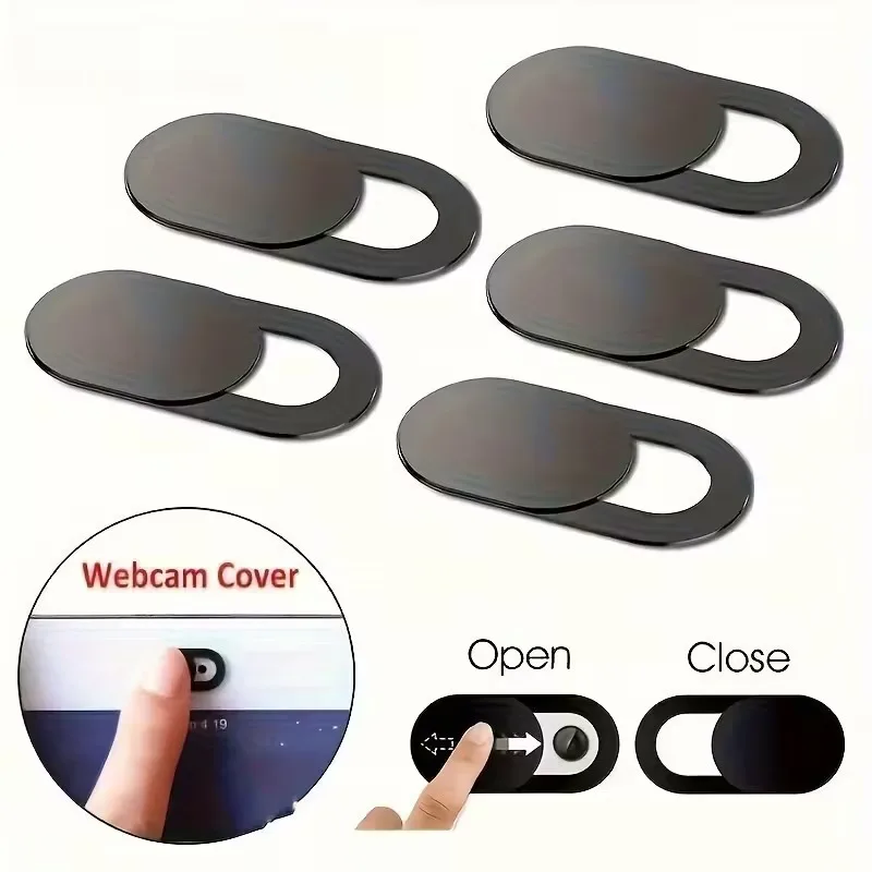 5pcs 휴대 전화 컴퓨터 렌즈 커버 카메라 보호 커버 금속 차단 스티커 웹캠 커버 개인 정보 보호 커버 썸네일 6