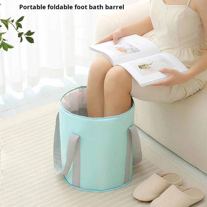 Collapsible Bucket for Soaking Feet Portable Travel Thermal Insulation Foot Bath Basin, suitable for Home Travel Outdoor Camping