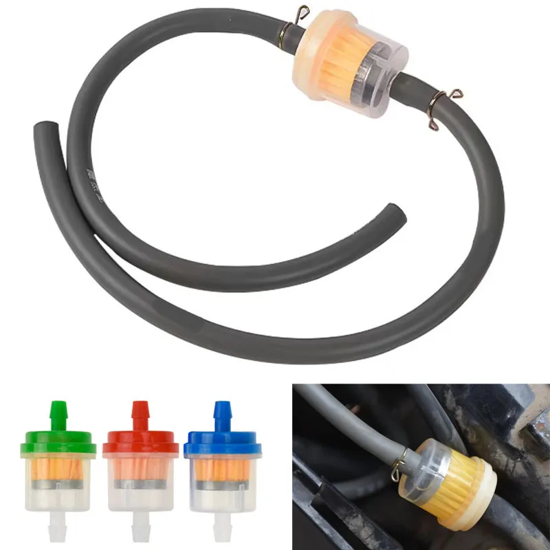 10pcs Professional Motorcycle Oil Filter Inline Gas Fuel Fil