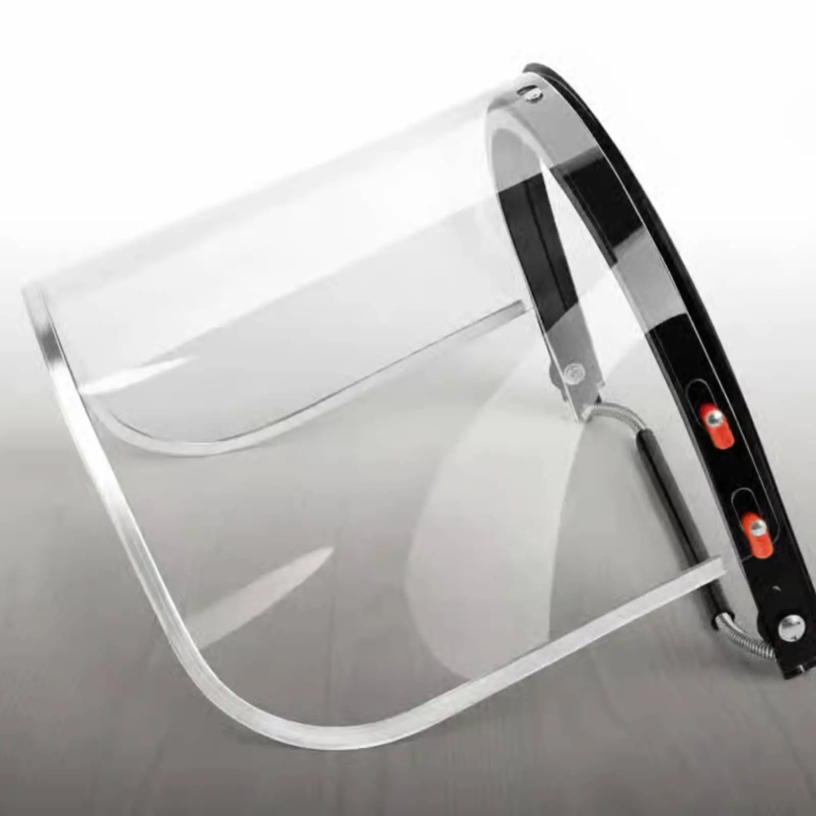 Full Face Protective Shield with Flip Up Mechanism Safety Mask for Construction Painting and Outdoor Worksite Guarding Needs