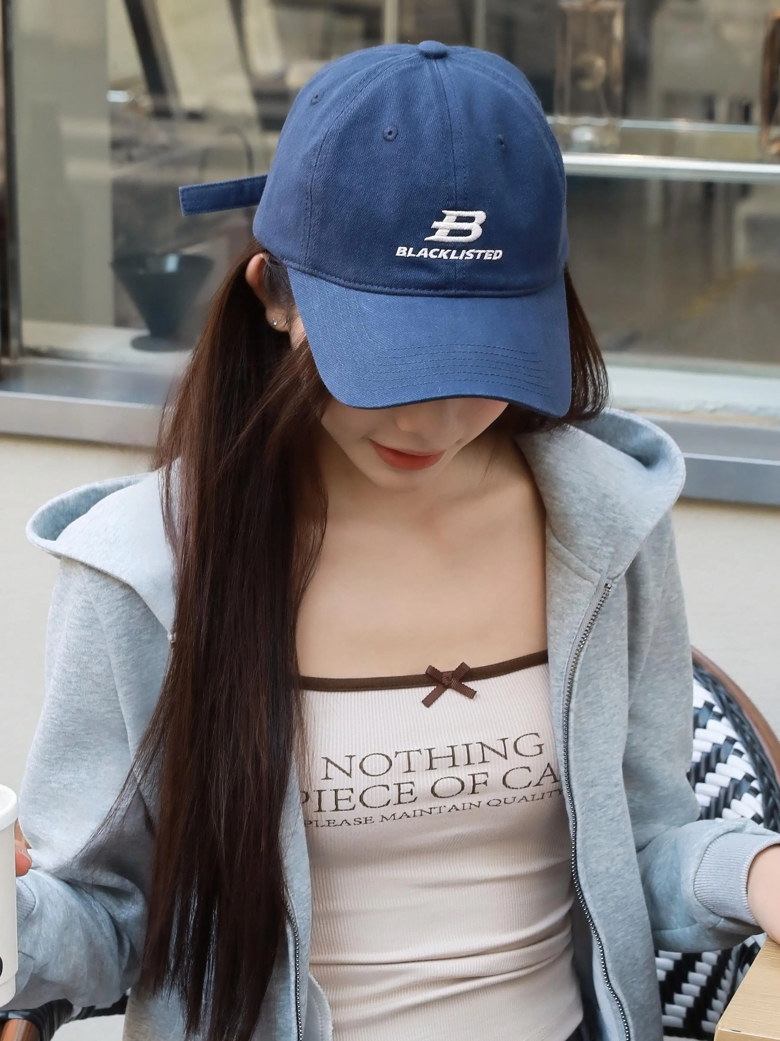 

Spring and summer new versatile cap men's and women's fashion curved edge adjustable face small baseball cap sun hat