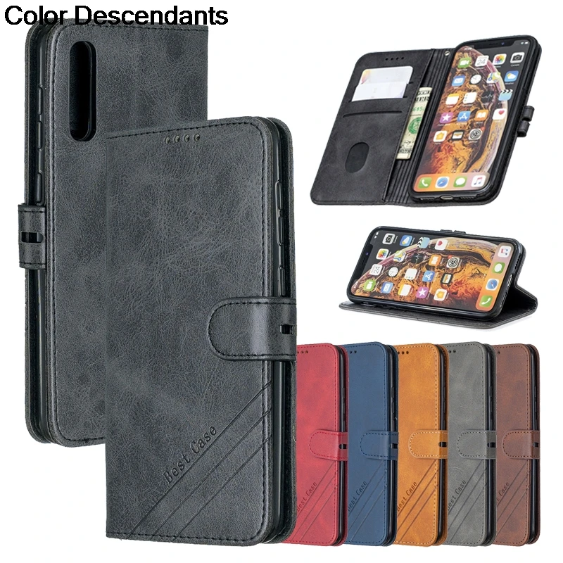 Leather Flip A50 A30s A50s Case on For Samsung Galaxy A 50 30s 50s A505 A507 A307 6.4 inch Magnetic Stand Wallet Phone Cover