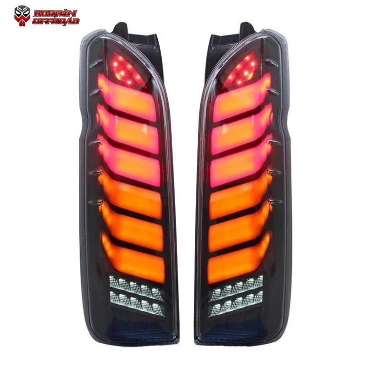 Modified LED Tail Lamp Assembly Tail Light Taillamp For 2005-2018 Toyota Hiace Rear Lamp Turn Signal Reverse Lights