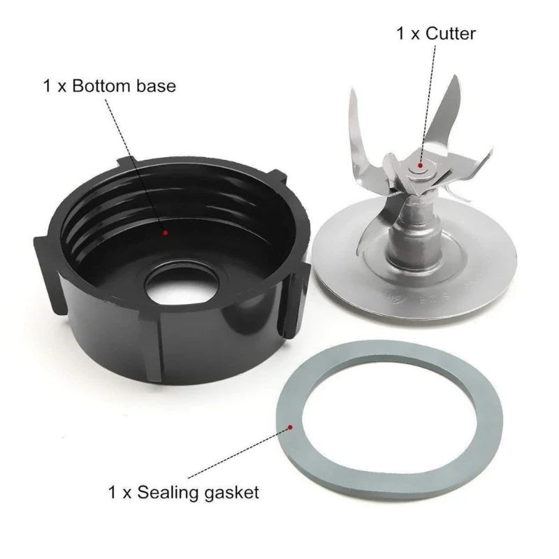 Металлические пластиковые лезвия для блендера Запасная часть для блендера Лезвия для блендера Головки Прямая поставка