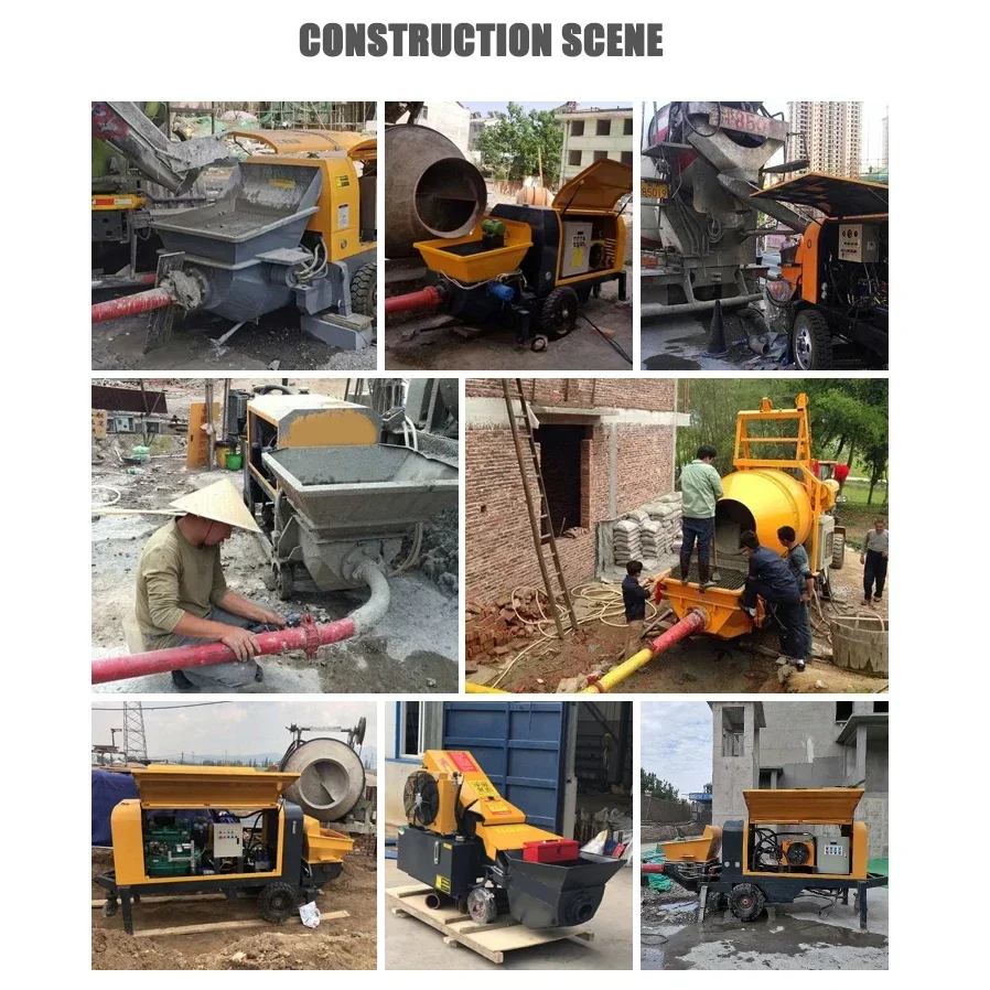 YG Customized Best Sale Low Price Mini Concrete Pumps With Remote Control And Automatic Lifting Diesel Concrete Pump