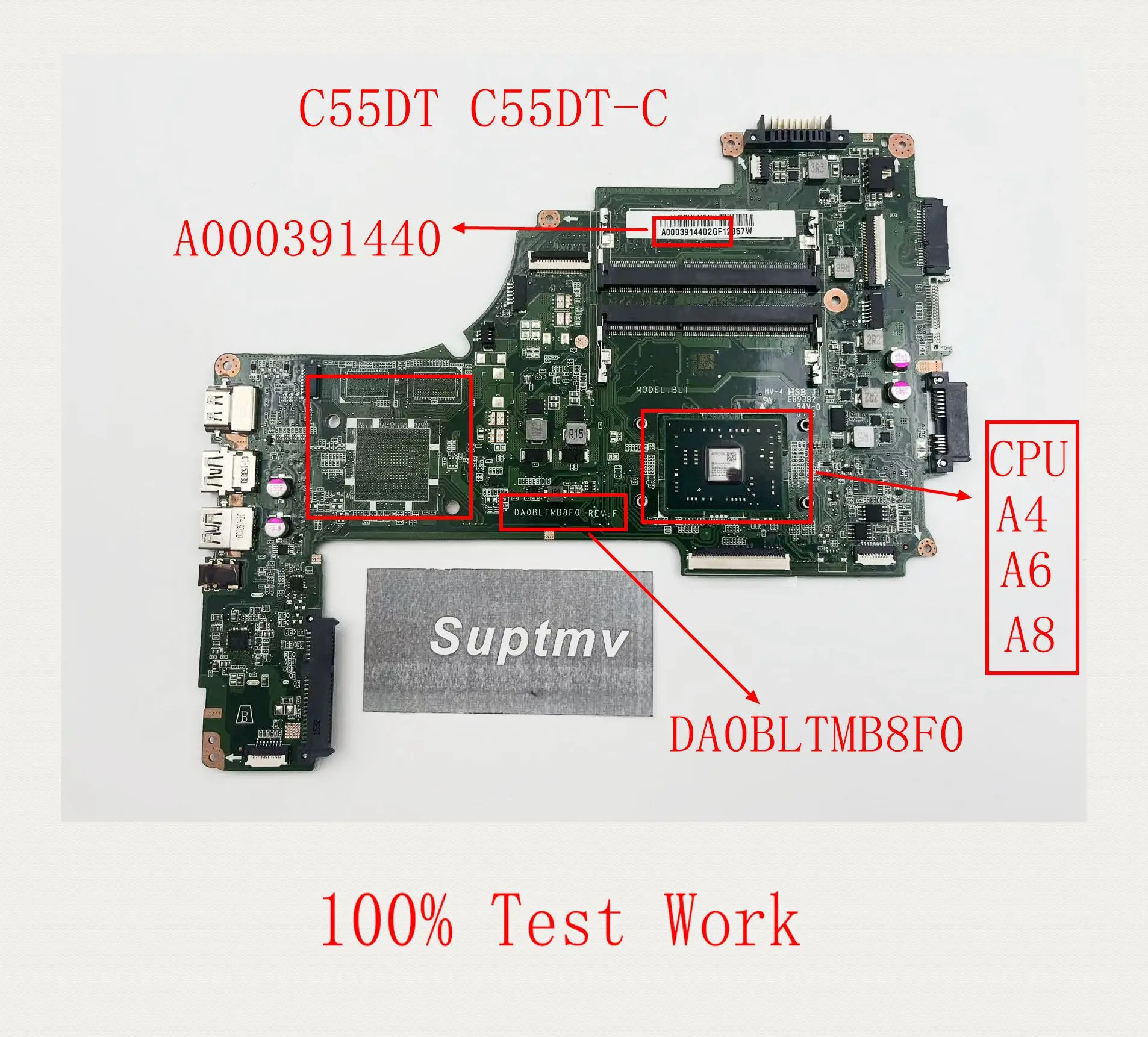 

Notebook Motherboard is Suitable for the Toshiba Satellite C55DT C55DT-C DDR3 DA0BLTMB8F0 Test Work