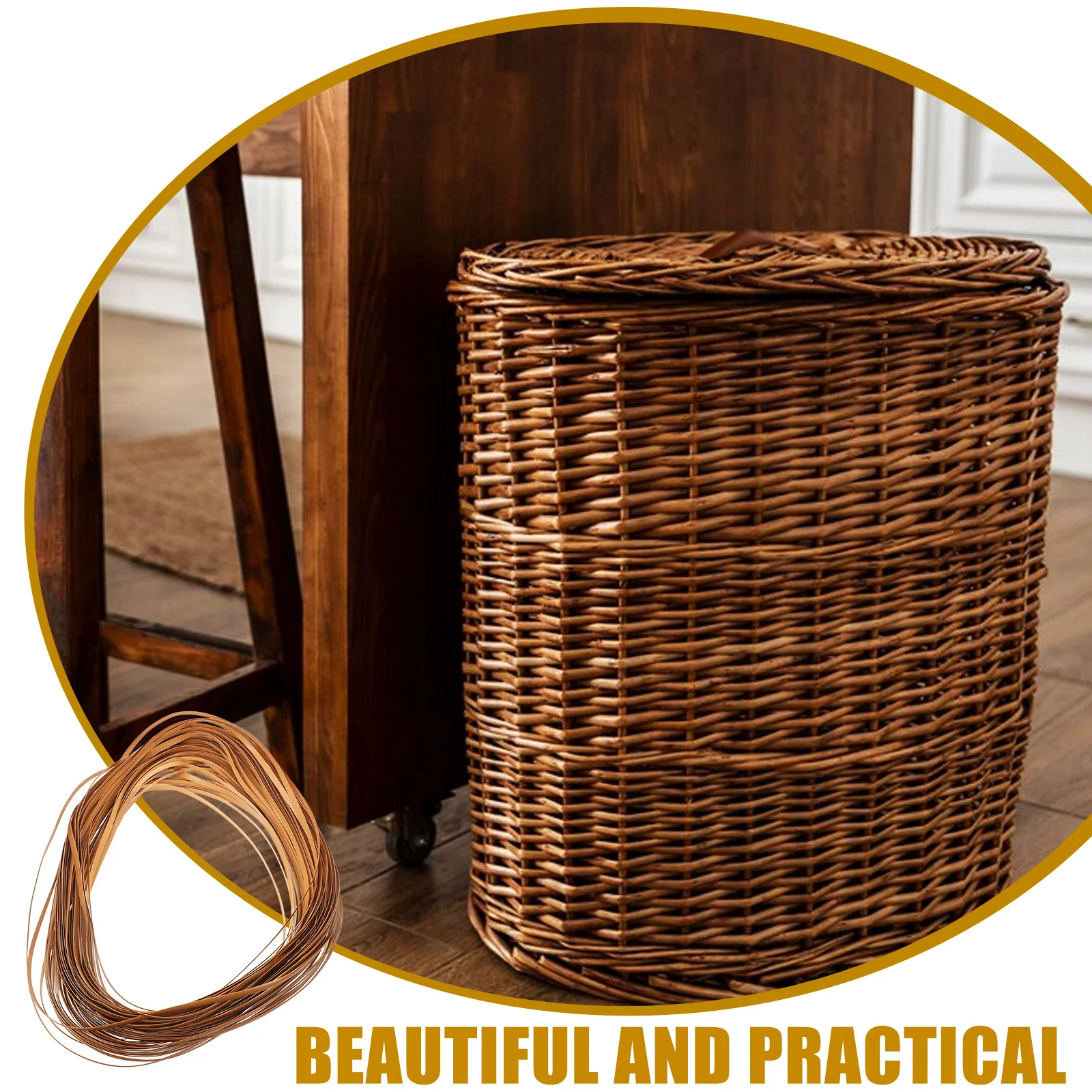 

1 рулон ленты из ротанга, экологически чистые полоски из трости, длинная длина, канировочный материал для ремонта мебели, поделки своими руками, полоски из искусственного ротанга