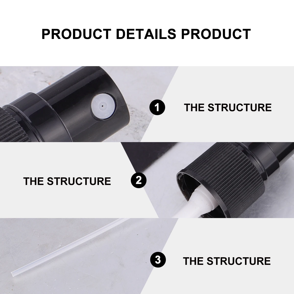 

14Pcs Bottle Spray Head Replacement Spray Pump for Makeup Shampoo Lotion Bottle Sprayer Accessories Pump Head