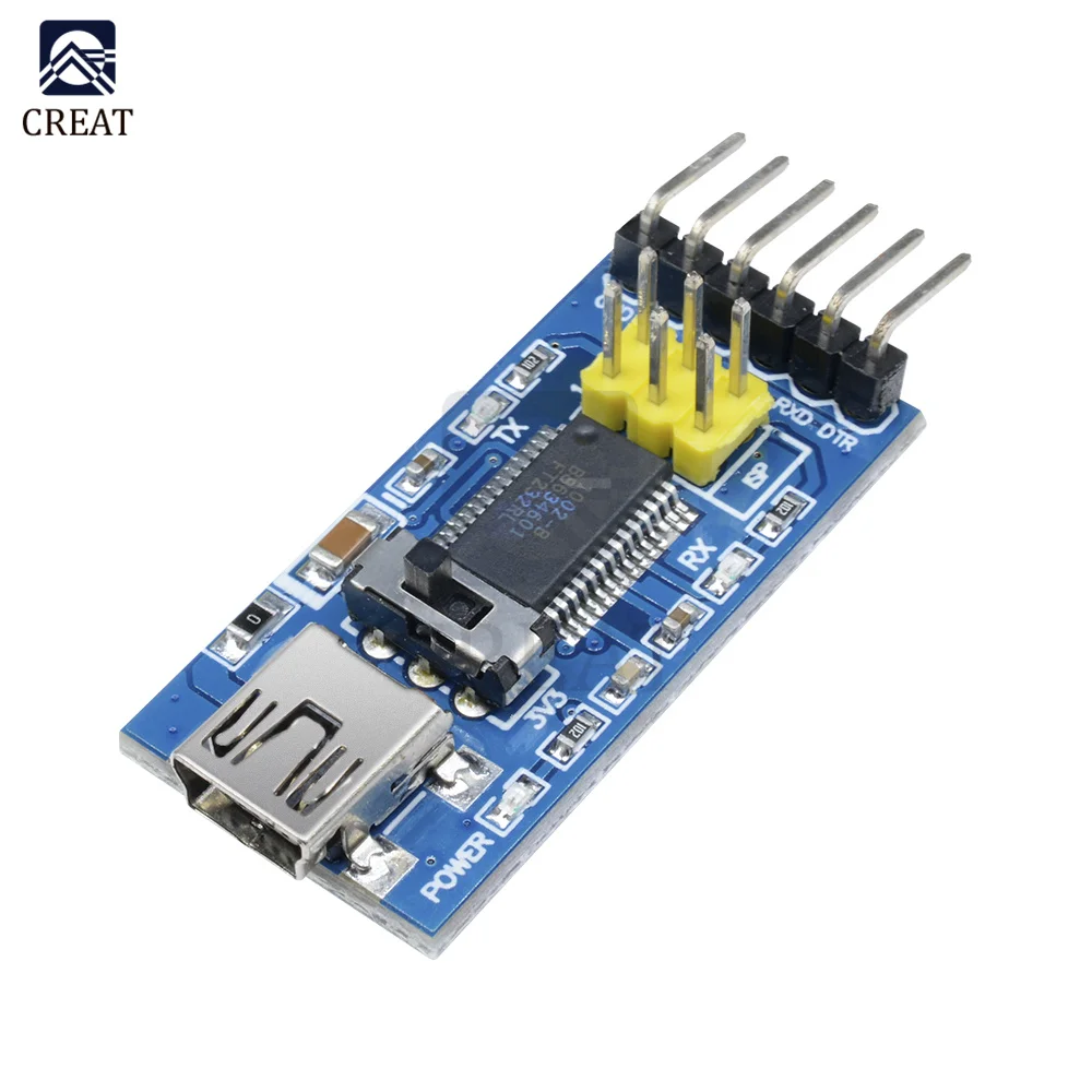 FT232RL FTDI USB 3.3V 5.5V to TTL Serial Adapter Module for Arduino FT232 Pro Mini USB TO TTL 232