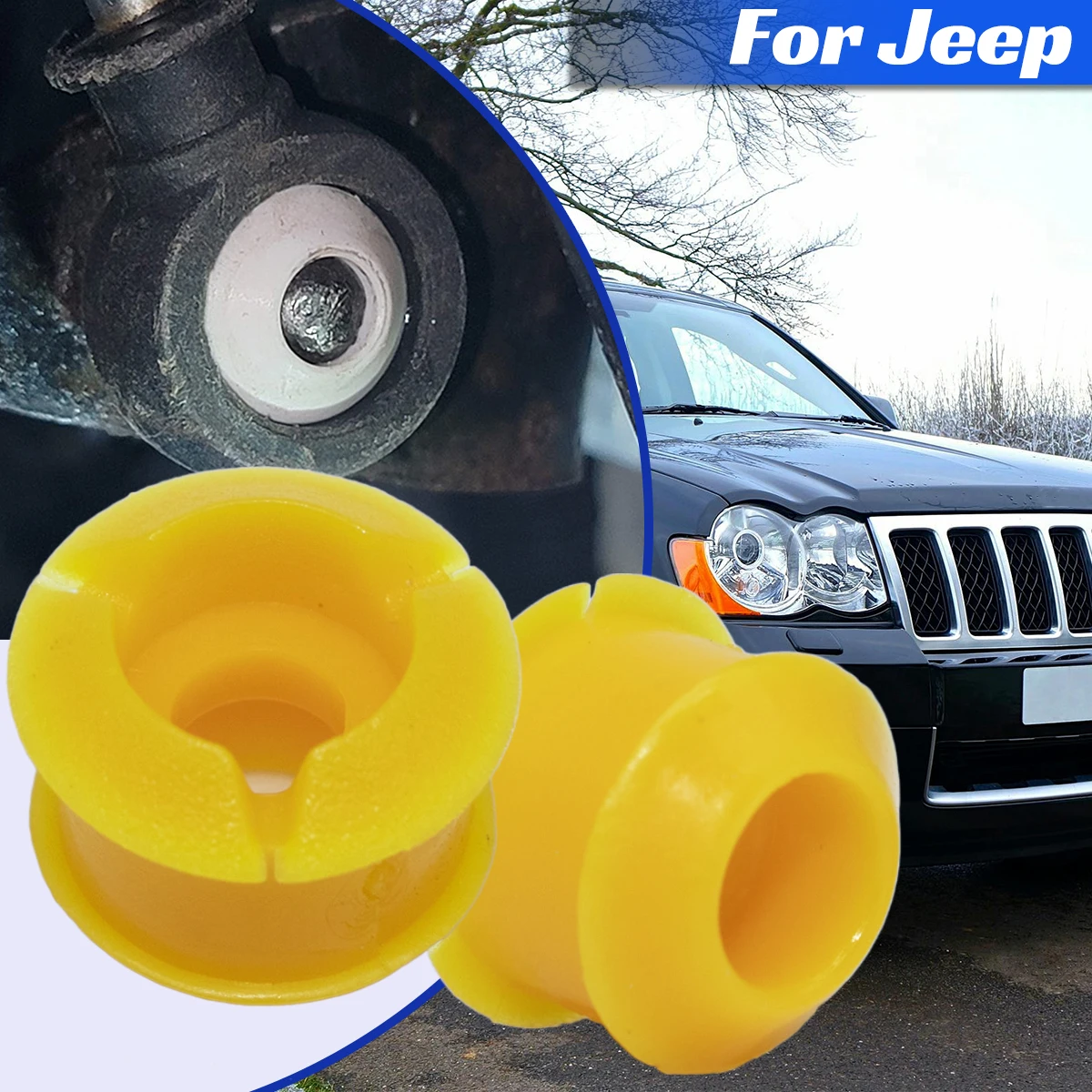 2PCS for Jeep Compass Patriot Wrangler Shift Cable Bushing Shifting Fix Gear Selector Change Lever Linkage Pivot Grommet Parts