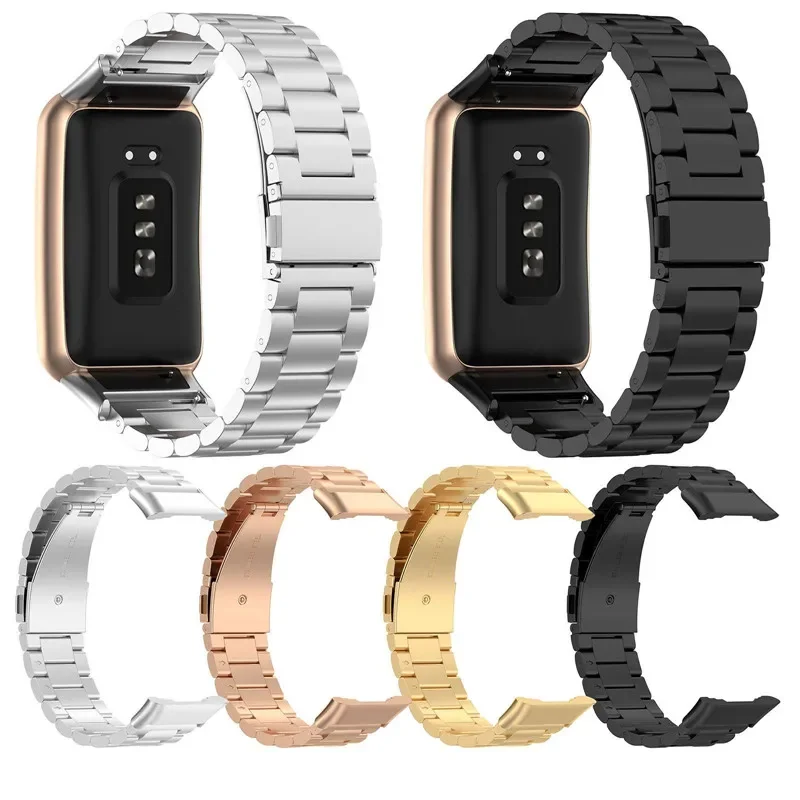 

Stainless Steel Bracelet For Oppo Watch Free Replaceable Metal Band Wristband For Oppo Watch Free 46mm Smart Accessories