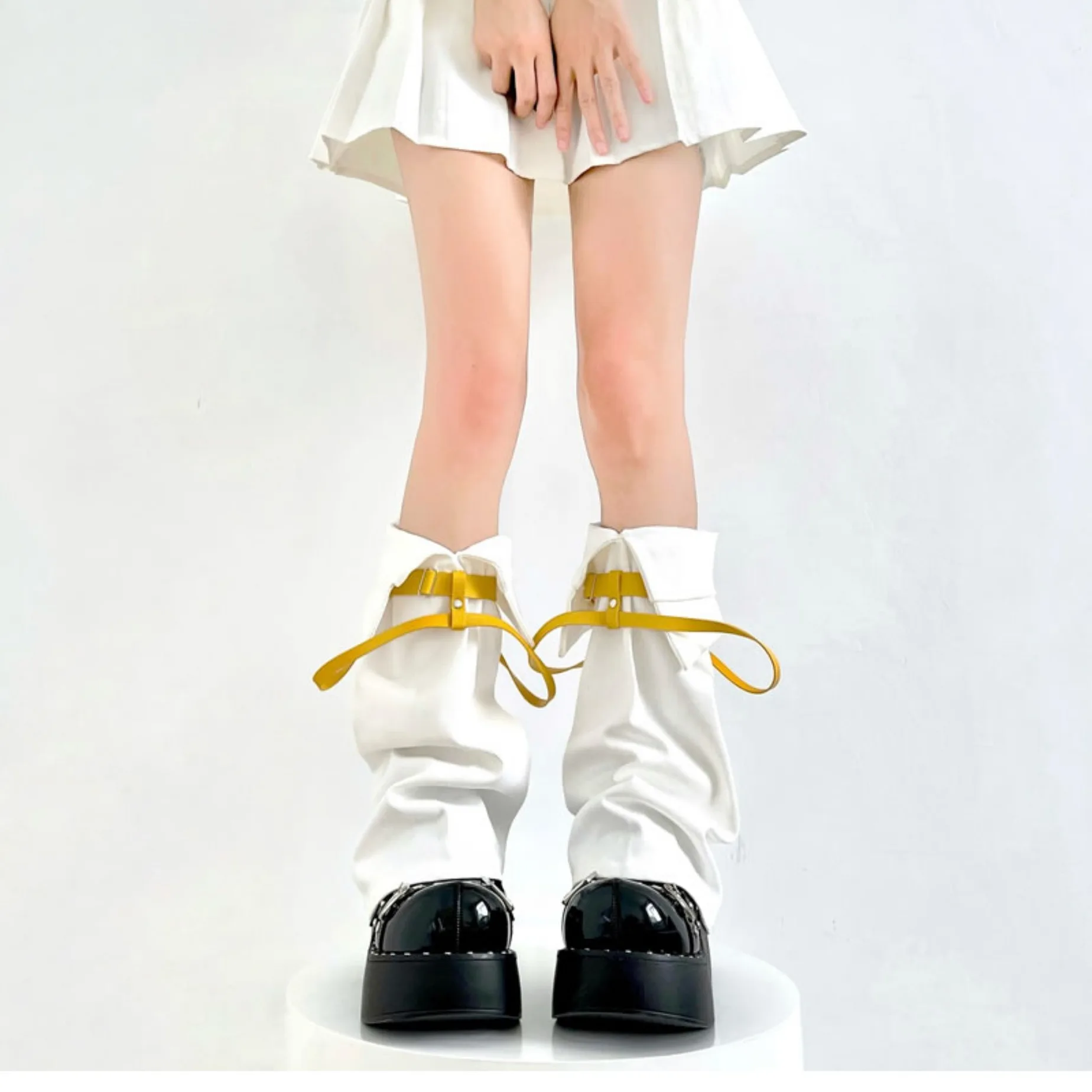 Kagamine Rin Cosplay Socks Two-Dimensional Cartoon Animation Peripheral Cosplay Comic Exhibition Clothing Accessories for Women