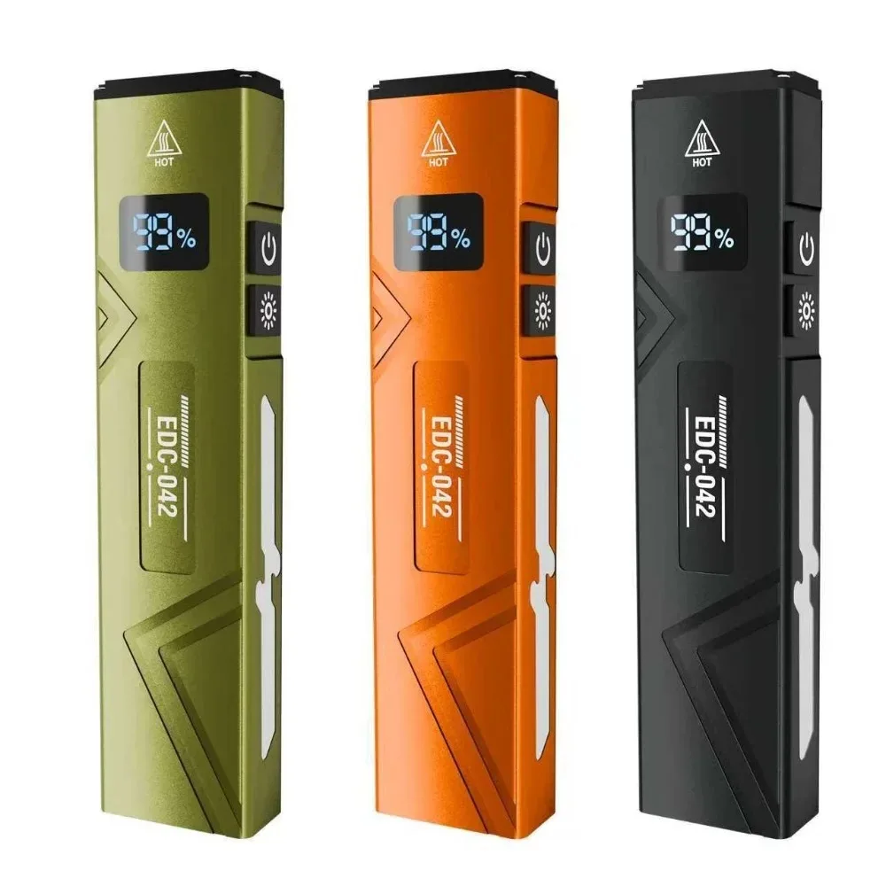 New EDC Mini Super Bright Flashlight Double Side Light Type C Charge Magnetic Portable Torch for Outdoor Daily Maintenance