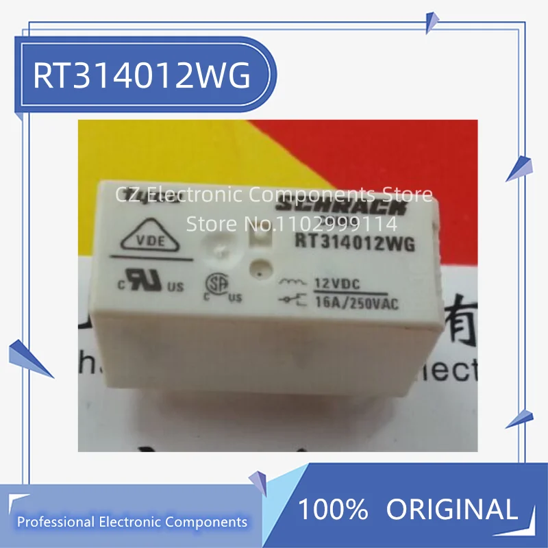 1pcs/lot RT314012WG 12VDC Electromechanical Relay SPDT