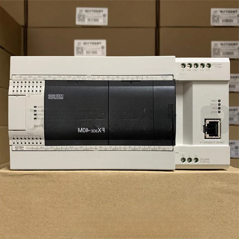 PLC FX3GE-24MR/24MT/40MR/40MT/ES Built-in Ethernet, Analog 2 in 1 Out