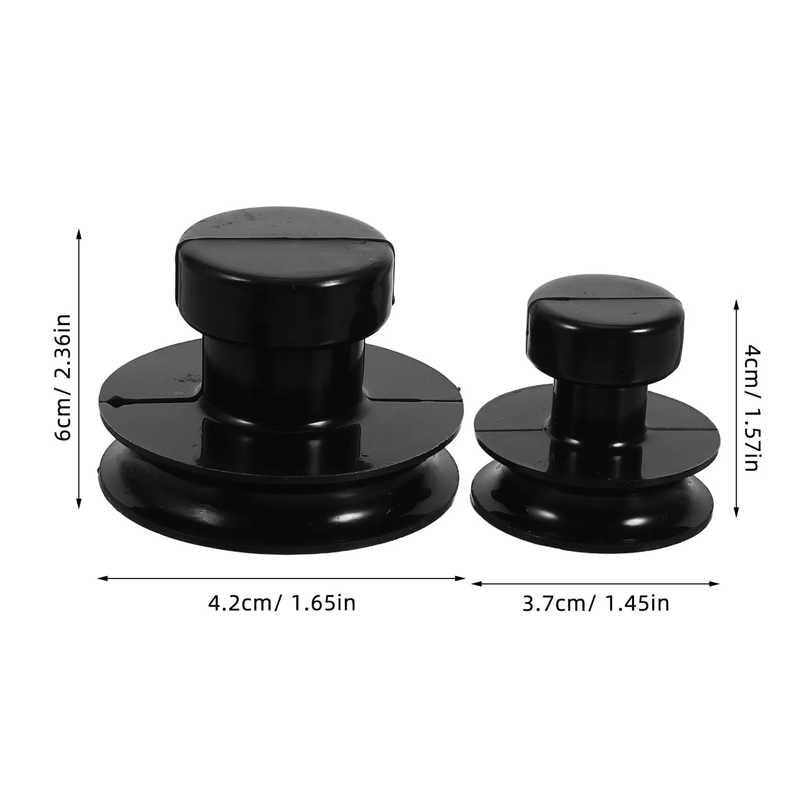 2 قطعة أدوات شفط الغناء مقبض مطاطي لوعاء الصوت رفع الناقل التأمل اكسسوارات السلطانية رافع مقبض