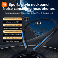 XIAOMI HX801 Neckband Earphone Wireless Bluetooth Noise Reduction Headphones High Definition Voice Call Headsets for Android IOS