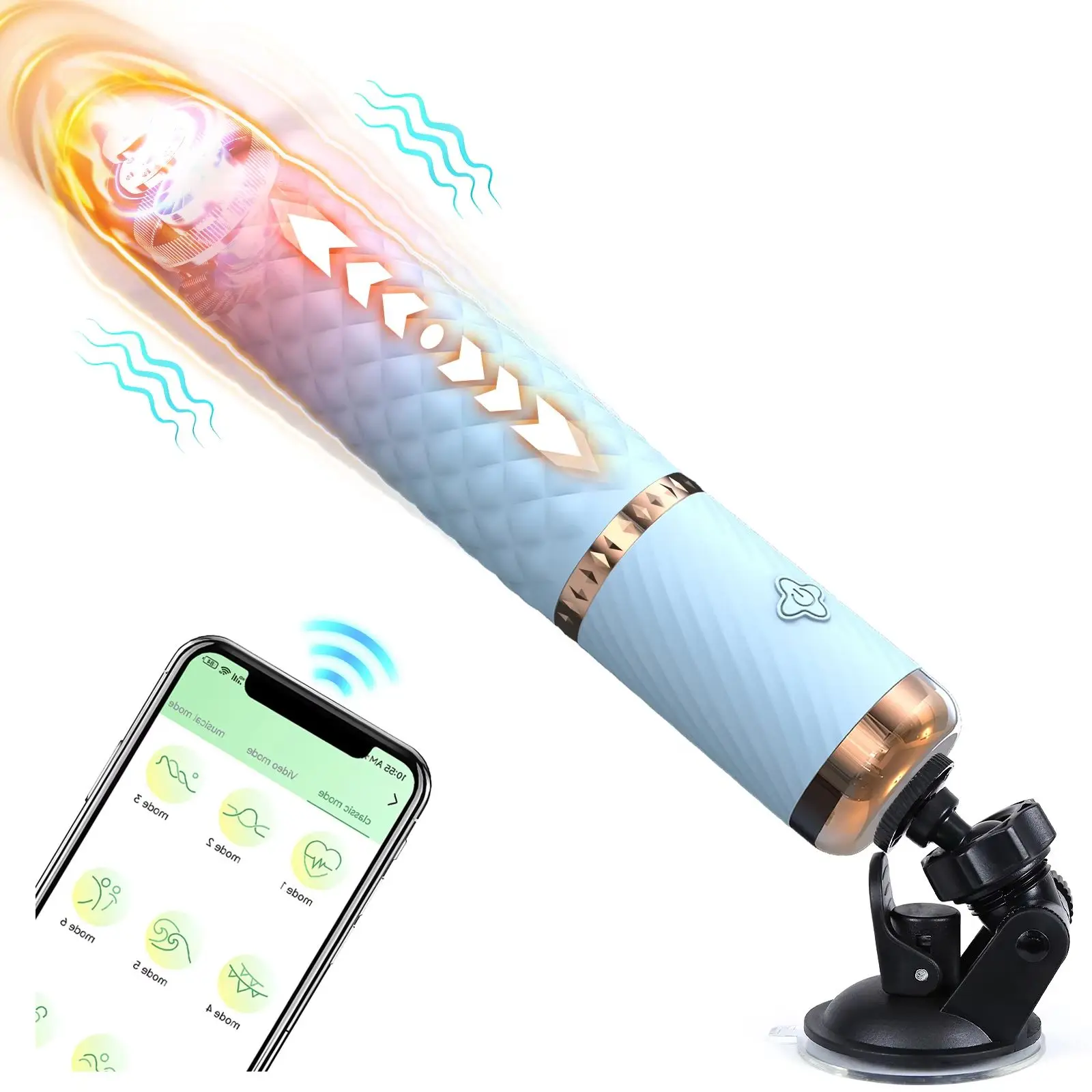 Thrusting Dildo Vibrator Automatic Telescopic G Spot Vaginal Massager Anal Plug Stimulator Sex Machine Sex Toy for Women