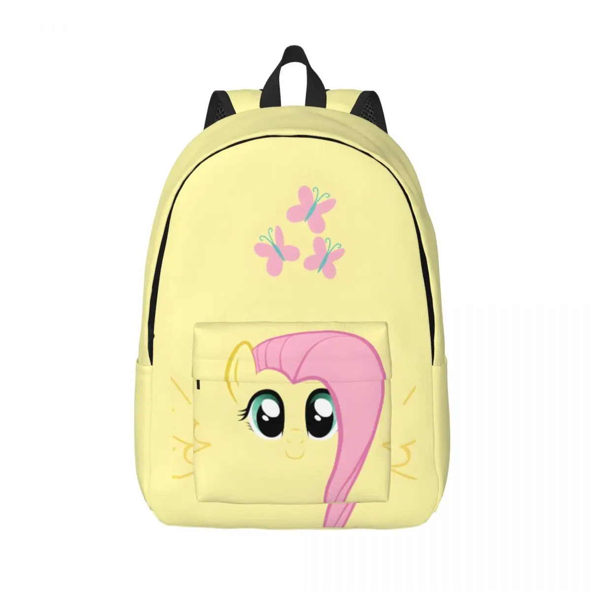 Birthday MLP Fim Fluttershy Zipper Closure Children\'s Bags My Little Pony Fashionable Students Handbag Campus