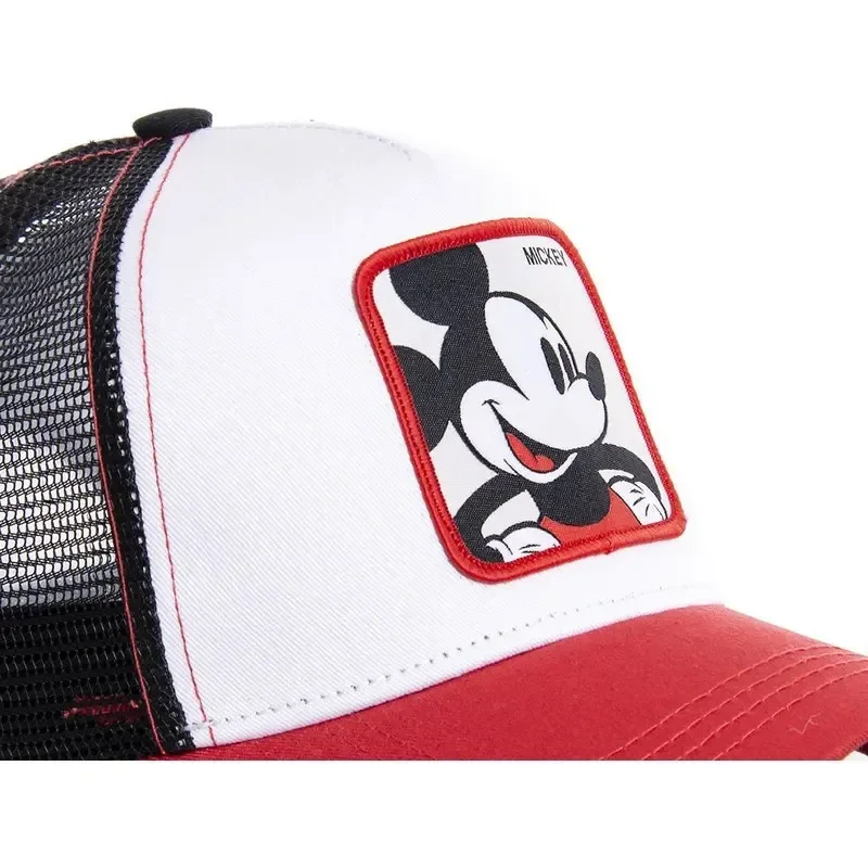 Kawaii Mickey Trucker Cap Mesh Back Baseball Hat Adjustable Cartoon Donald Duck Hip Hop Sun Protection Outdoor Streetwear Gifts view 6