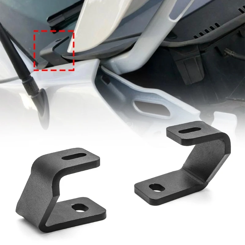 094D 2pcs Truck Light Fixtures Vehicle Specific Mounting Brackets Front Auxiliary Light Bracket Suitable for Night Driving