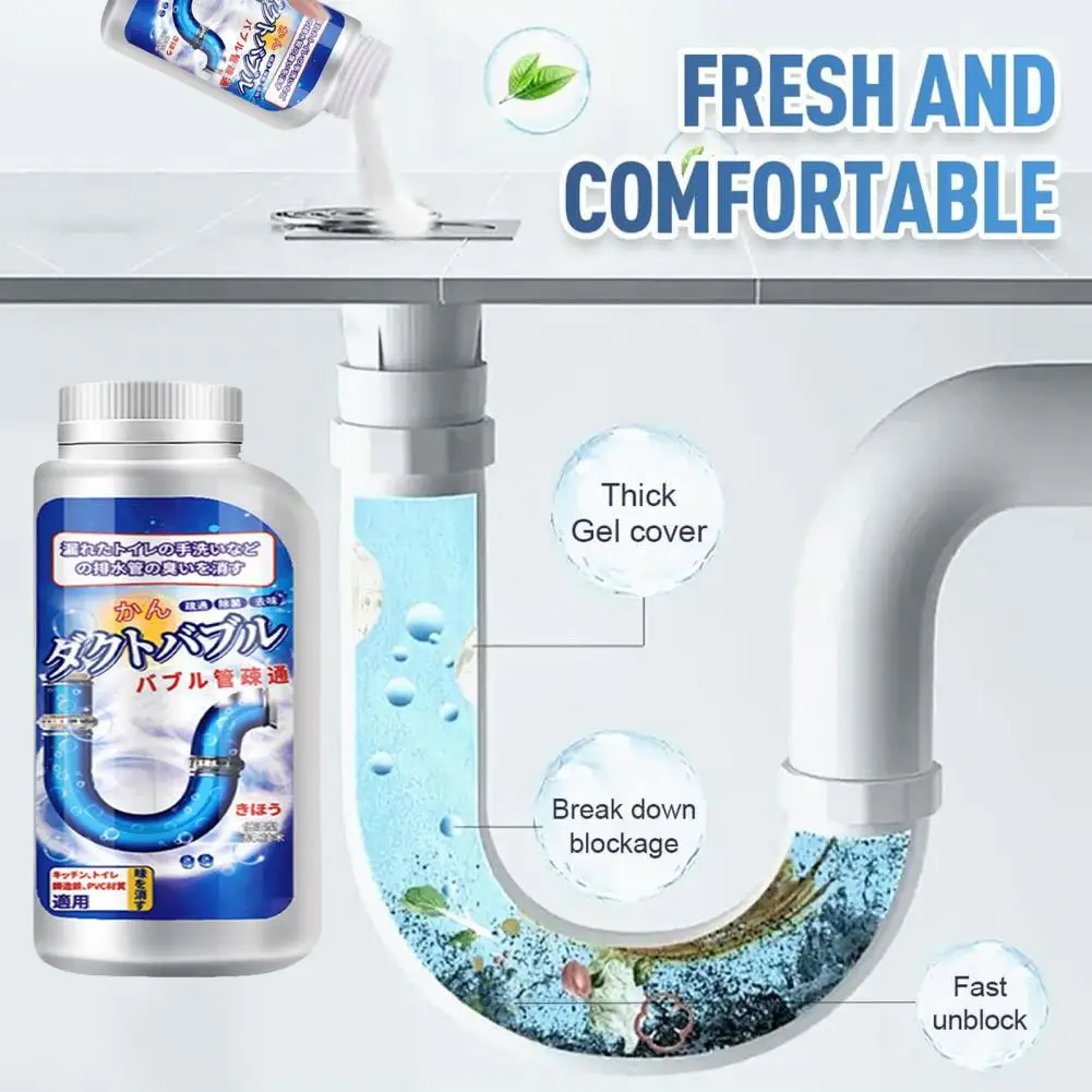 Strong Drain Cleaner 2026 New Pipeline Dredging Agent Fast Acting Drain Clog Remover Pipe Cleaning Grease Clog Remover 95 view 3
