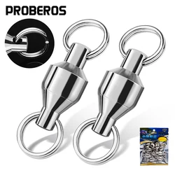 PROBEROS 10pcs Eight-Shaped Ring Luya Sea Fishing Pin High Speed Bearing Rotary Connector Fishing Accessories
