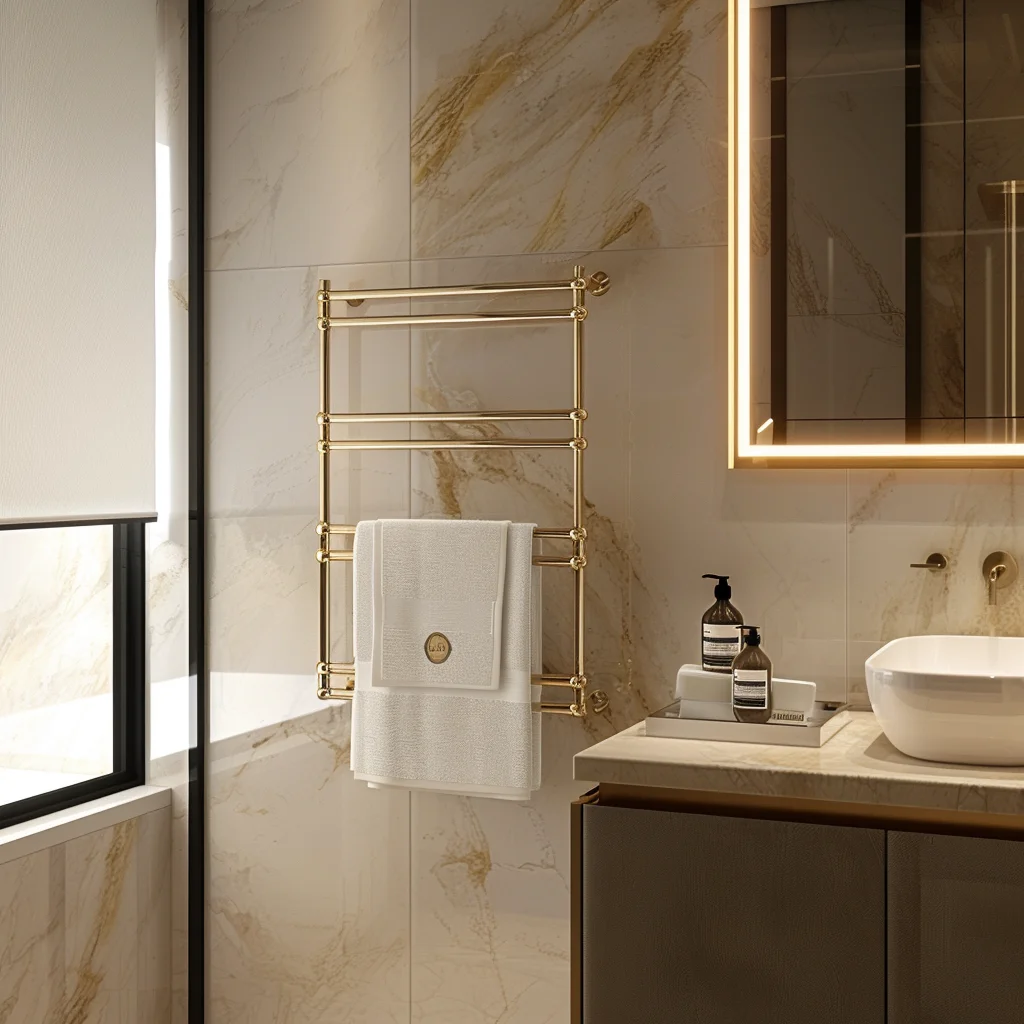 Electric Heated Drying Rack Metal Towel Rack Electric Towel Radiator Wall Mounted Towel Rack