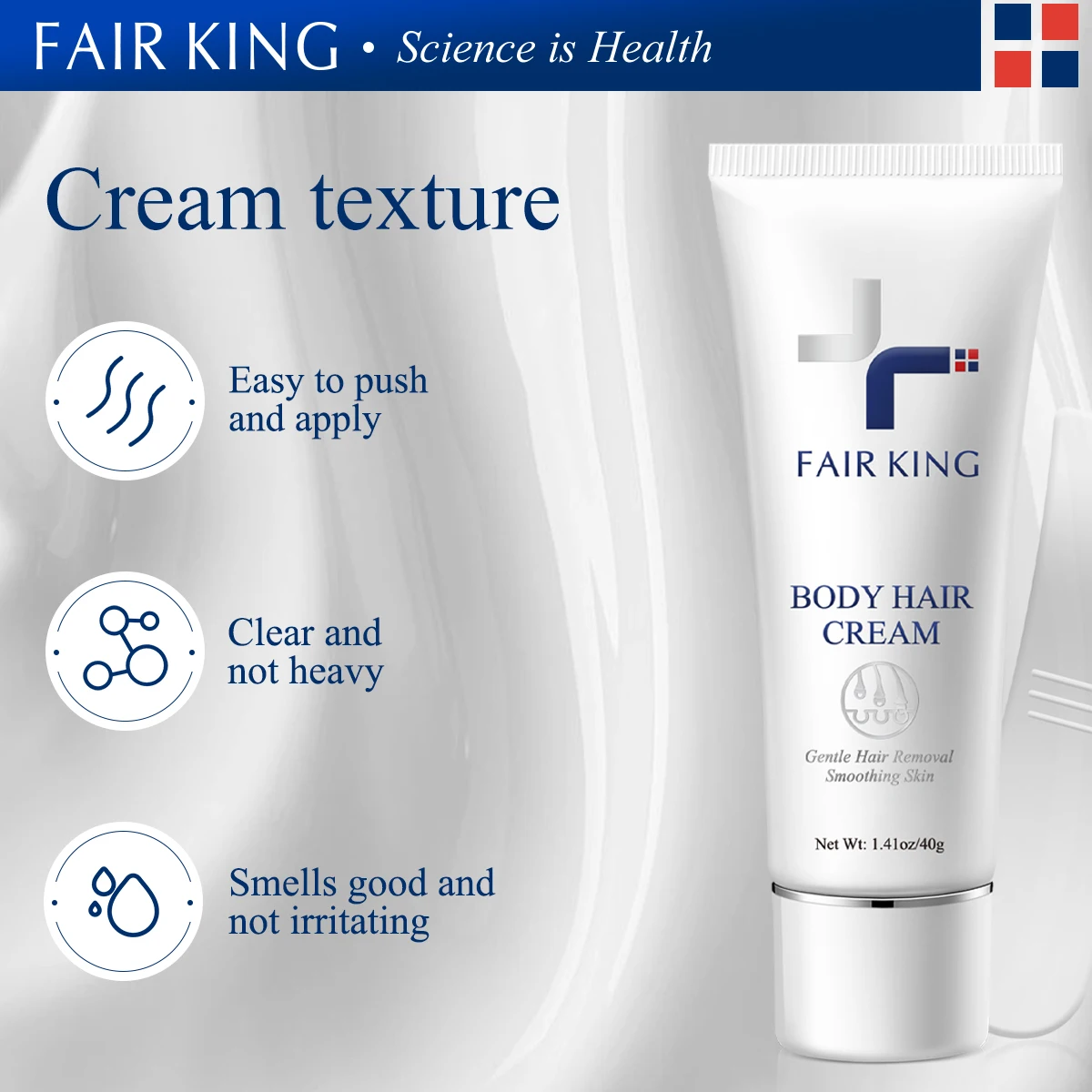 FAIRKING Herbal Depilatory Cream Hair Removal Painless Cream for Removal Armpit Legs Hair Men and Women Body Care Shaving 40g