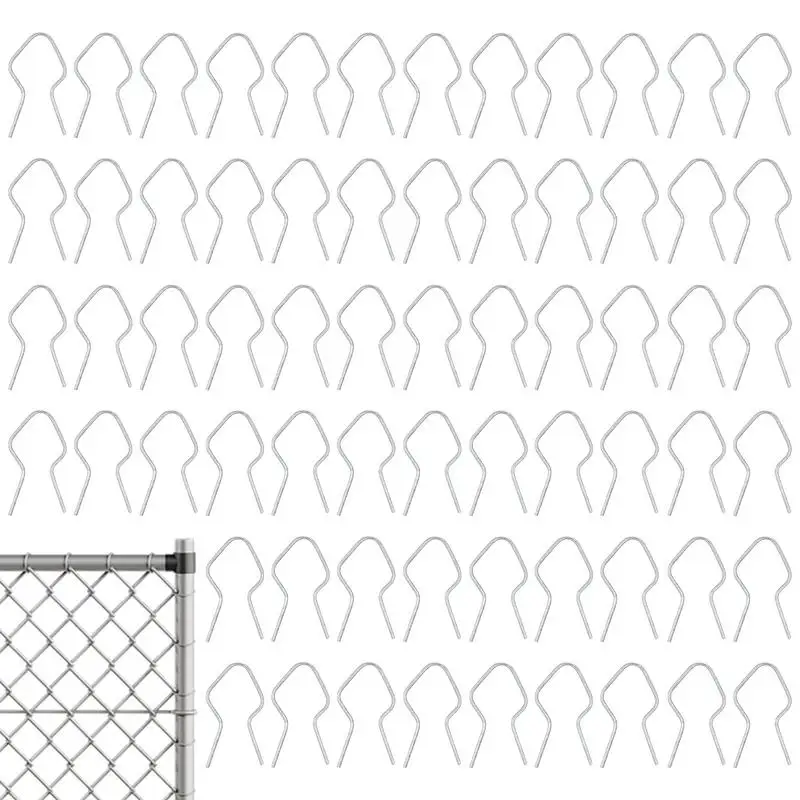 

Wire Fence Clips Heavy Duty Cable Ties Multifunctional Fence Fixer Reusable Garden Gadgets For Vehicles Farms Pipes Roofs