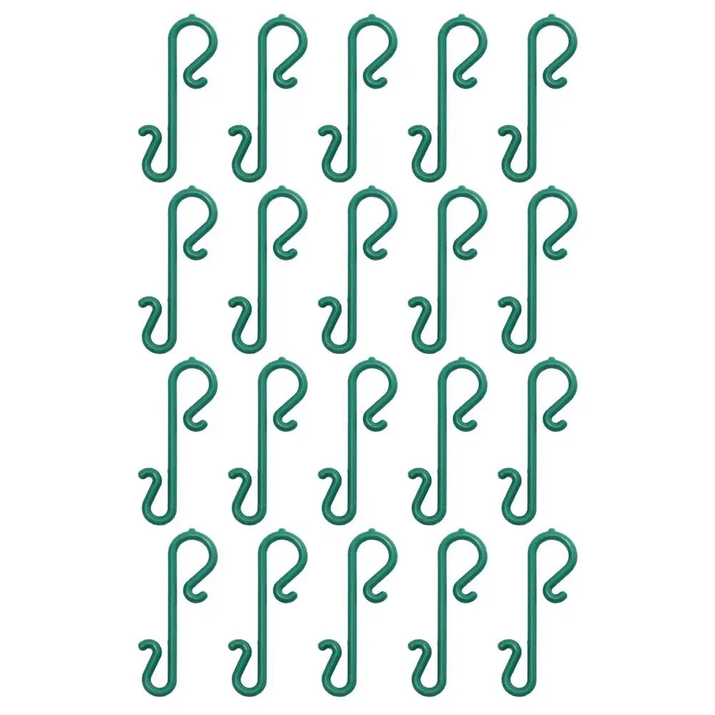

100 Pcs Hooks Hanging Accessories Wreath Hook Xmas Tree Decor Plastic Hooks Christmas Hook Holiday Supplies