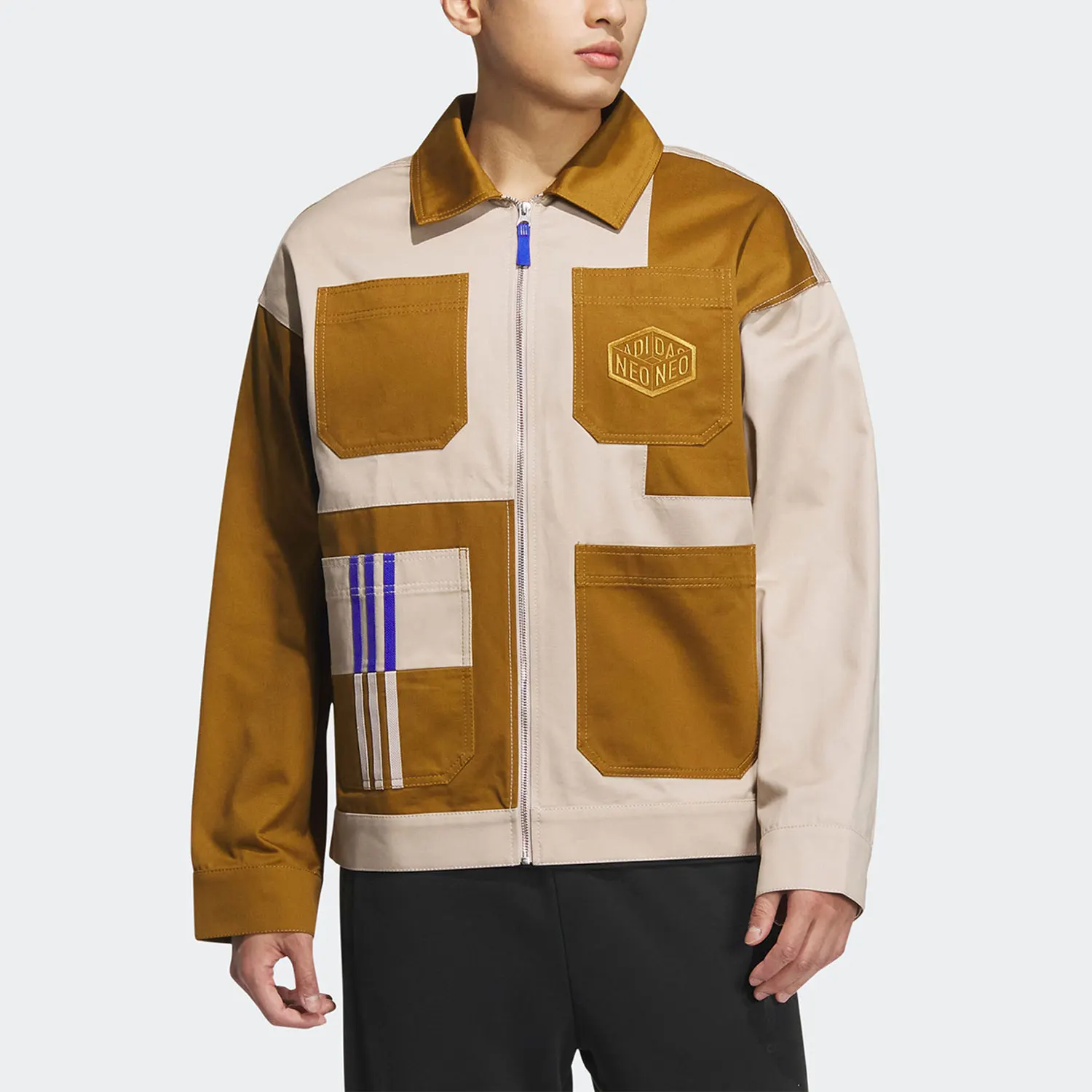 

Официальная оригинальная мужская повседневная спортивная куртка Adidas Neo IA6822