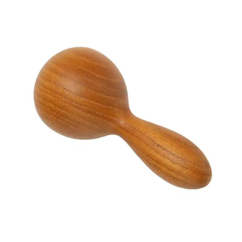 

Oil Massage Stick Wooden Massager Essential Body Spa Meridian Tapping Massage Hammer Therapy Relaxation Round Ball Massagers New